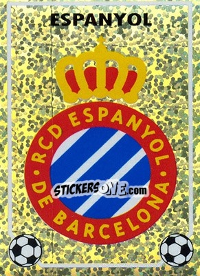 Sticker Escudo (R.C.D. Espanyol) - Liga Spagnola 1996-1997 n. K - Panini
