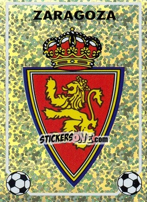 Sticker Escudo (Real Zaragoza) - Liga Spagnola 1996-1997 n. L - Panini