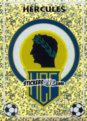 Sticker Escudo (Hércules C.F.) - Liga Spagnola 1996-1997 n. N - Panini