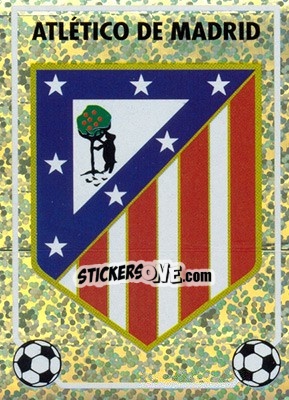 Figurina Escudo (Atlético De Madrid) - Liga Spagnola 1996-1997 - Panini