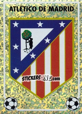 Sticker Escudo (Atlético De Madrid) - Liga Spagnola 1996-1997 n. O - Panini