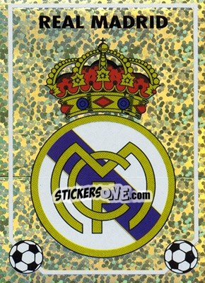Sticker Escudo (Real Madrid) - Liga Spagnola 1996-1997 - Panini