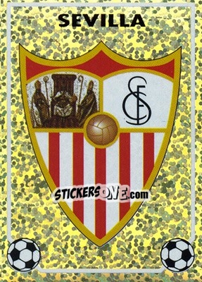 Cromo Escudo (Sevilla C.F.) - Liga Spagnola 1996-1997 - Panini