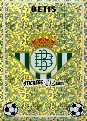Cromo Escudo (Real Betis) - Liga Spagnola 1996-1997 - Panini