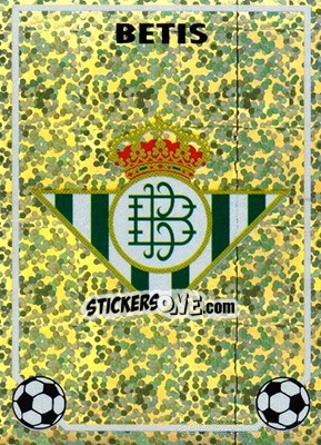 Sticker Escudo (Real Betis) - Liga Spagnola 1996-1997 n. R - Panini