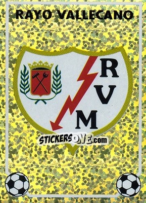 Figurina Escudo (Rayo Vallecano) - Liga Spagnola 1996-1997 - Panini