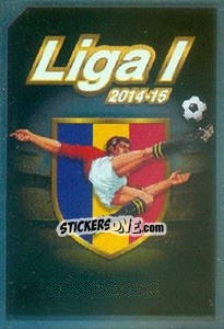 Figurina Logo Liga 1 - Liga 1 Romania 2014-2015 - Panini