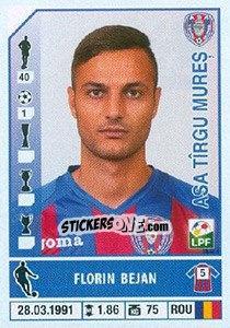 Cromo Florin Bejan - Liga 1 Romania 2014-2015 - Panini