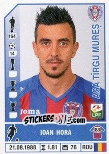 Sticker Ioan Hora - Liga 1 Romania 2014-2015 n. 76 - Panini