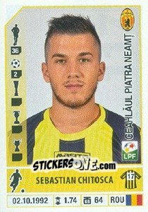 Sticker Vlad Achim - Liga 1 Romania 2014-2015 n. 116 - Panini