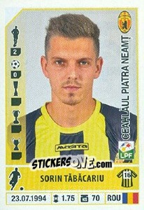 Figurina Doru Popadiuc - Liga 1 Romania 2014-2015 n. 120 - Panini