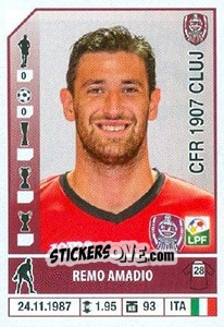 Sticker Mario Felgueiras - Liga 1 Romania 2014-2015 n. 126 - Panini