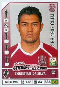 Sticker Christian Da Silva - Liga 1 Romania 2014-2015 n. 135 - Panini