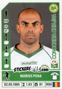 Sticker Marius Pena - Liga 1 Romania 2014-2015 n. 166 - Panini