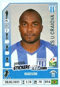 Sticker Madson - Liga 1 Romania 2014-2015 n. 207 - Panini