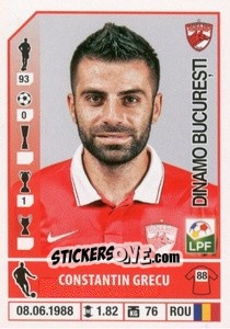 Figurina Constantin Grecu - Liga 1 Romania 2014-2015 n. 221 - Panini