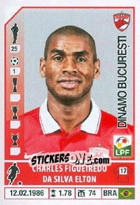 Figurina Charles Figueiredo Da Silva Elton - Liga 1 Romania 2014-2015 n. 227 - Panini