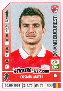Figurina Cosmin Matei - Liga 1 Romania 2014-2015 n. 228 - Panini