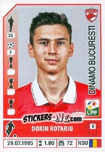 Figurina Dorin Rotariu - Liga 1 Romania 2014-2015 n. 229 - Panini