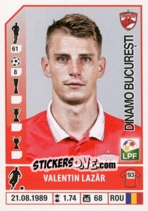 Figurina Valentin Lazăr - Liga 1 Romania 2014-2015 n. 230 - Panini