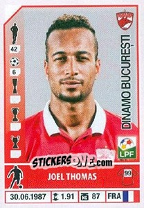 Figurina Joel Thomas - Liga 1 Romania 2014-2015 n. 233 - Panini