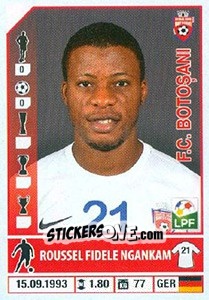 Sticker Roussel Fidele Ngankam - Liga 1 Romania 2014-2015 n. 254 - Panini