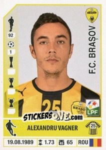 Figurina Alexandru Vagner - Liga 1 Romania 2014-2015 n. 260 - Panini