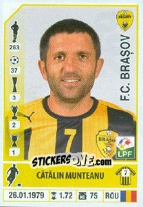 Figurina Cătălin Munteanu - Liga 1 Romania 2014-2015 n. 269 - Panini