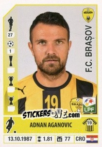Figurina Adnan Aganovic - Liga 1 Romania 2014-2015 n. 271 - Panini