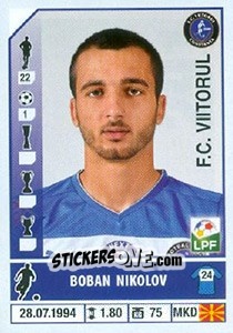 Sticker Boban Nikolov - Liga 1 Romania 2014-2015 n. 291 - Panini