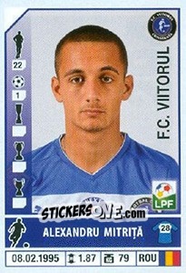 Sticker Alexandru Mitriță - Liga 1 Romania 2014-2015 n. 294 - Panini