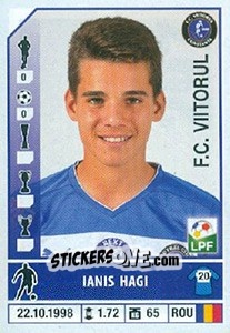 Sticker Ianis Hagi - Liga 1 Romania 2014-2015 n. 297 - Panini