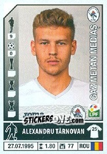 Cromo Alexandru Târnovan - Liga 1 Romania 2014-2015 n. 320 - Panini