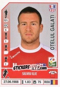 Sticker Silviu Ilie - Liga 1 Romania 2014-2015 n. 332 - Panini
