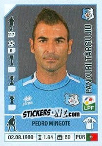 Figurina Pedro Mingote - Liga 1 Romania 2014-2015 n. 347 - Panini