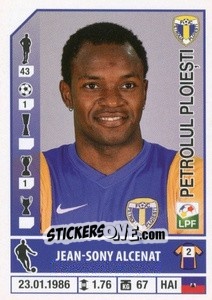 Cromo Jean Sony Alcénat - Liga 1 Romania 2014-2015 n. 370 - Panini