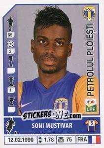Cromo Soni Mustivar - Liga 1 Romania 2014-2015 n. 384 - Panini