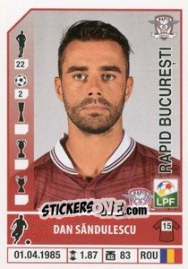 Figurina Dan Săndulescu - Liga 1 Romania 2014-2015 n. 406 - Panini