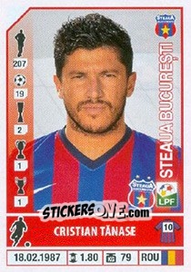 Sticker Cristian Tănase - Liga 1 Romania 2014-2015 n. 422 - Panini