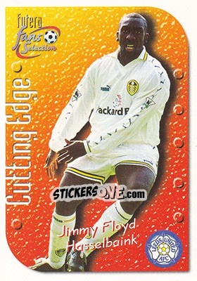 Cromo Jimmy Floyd Hasselbaink - Leeds United Fans' Selection 1999 - Futera