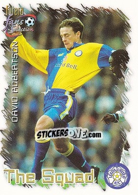 Sticker David Robertson - Leeds United Fans' Selection 1999 - Futera