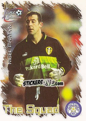 Sticker Nigel Martyn - Leeds United Fans' Selection 1999 - Futera