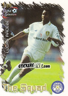 Cromo Lucas Radebe - Leeds United Fans' Selection 1999 - Futera