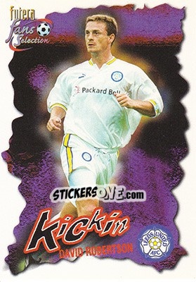 Cromo David Robertson - Leeds United Fans' Selection 1999 - Futera