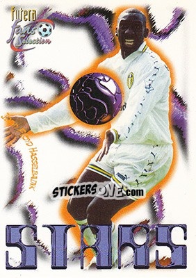 Sticker Jimmy Floyd Hasselbaink - Leeds United Fans' Selection 1999 n. 66 - Futera