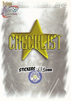 Sticker Checklist