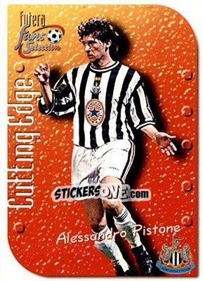 Cromo Alesssandro Pistone - Newcastle United Fans' Selection 1999 - Futera
