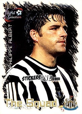 Sticker Philippe Albert - Newcastle United Fans' Selection 1999 - Futera