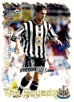 Sticker Keith Gillespie - Newcastle United Fans' Selection 1999 n. 12 - Futera