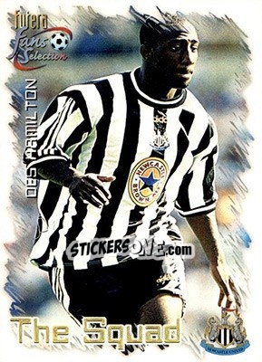 Sticker Des Hamilton - Newcastle United Fans' Selection 1999 - Futera